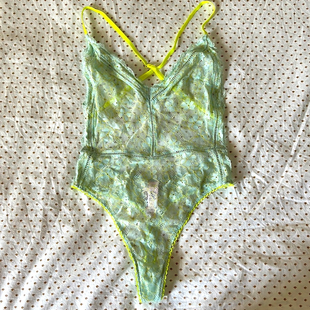 Neon Lace Bodysuit